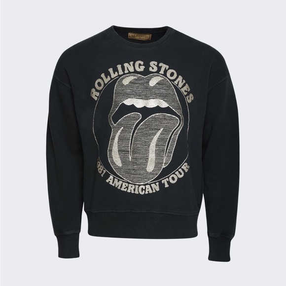 MadeWorn Rolling Stones 81 American Tour Fleece Sweatshirt - Picture 1 of 7